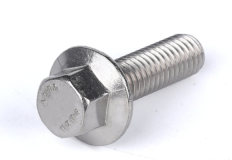 Stainless steel hex flange bolts