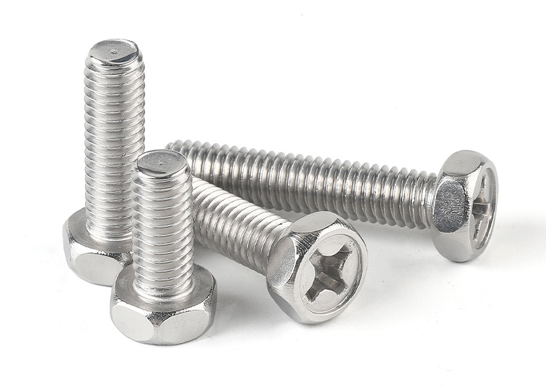 Stainless Steel Stainless Steel Phillips Hex Head Bolts