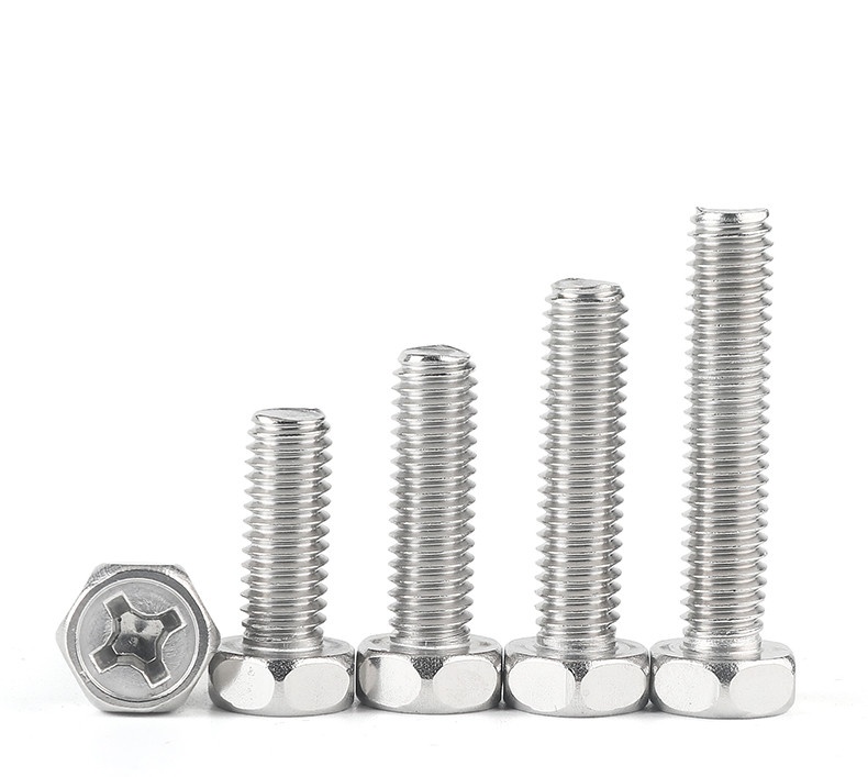 Stainless Steel Stainless Steel Phillips Hex Head Bolts