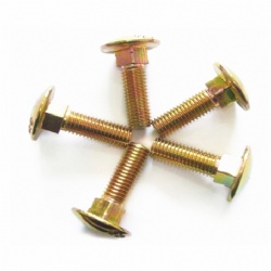 Yellow zinc plated carriage Bolt